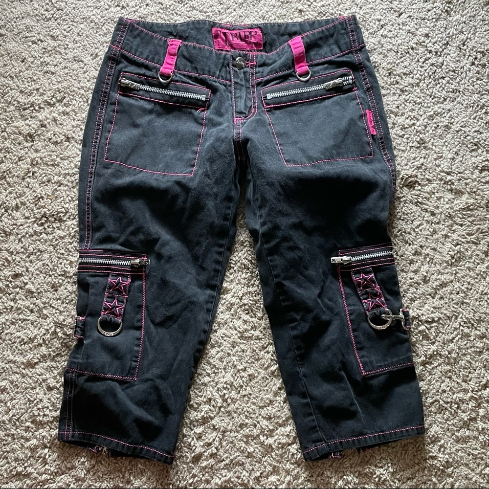 Size 1 Tripp NYC Pink Star Capris